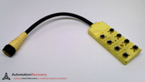 LUMBERG AUTOMATION ASBV 8/LED 5RS190M, ACTUATOR/SENSOR DISTRIBUTION