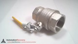 PARKER V500P-32, INDUSTRIAL BRASS BALL VALVES