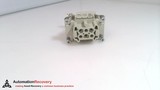 HARTING 09330064725, 6 POSITION FEMALE INSERT, HAN 6E-AV-F-LINKS-MK
