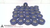 FAIRLANE PRODUCTS DR-9502-35UR-B DURASOFT ROLLER, BEARING MOUNT
