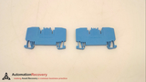 SIEMENS 8WA2 011-1BF23  TERMINAL BLOCK, BLUE, 800V