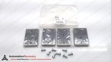 SICK 2098799, 4 PIECE UNIT, FLEXFIX ADAPTER PLATE, MOUNTING BRACKET