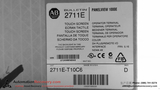 ALLEN BRADLEY 2711E-T10C6  SERIES D TOUCH SCREEN TERMINAL PANEL VIEW