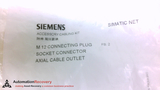 SIEMENS 6GK1905-0EB00, SIMATIC NET 5 PIECE M12 CONNECTING PLUG SET