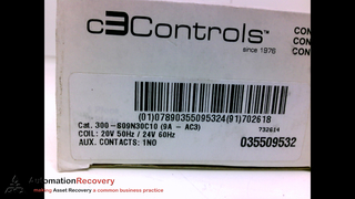C3CONTROLS 300-S09N30C10, CONTACTOR, 20 VOLT, 50 HZ