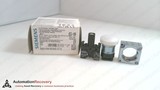 SIEMENS 3SB3644-6BA60-0CC0, WHITE INDICATOR LIGHT