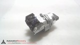 ALLEN BRADLEY 800T-J91A SER T, 3-POS NON-ILLUMINATED SELECTOR SWITCH