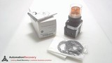 ALLEN BRADLEY 800H-QRAH2AA2 SERIES G ILLUMINATED MOMENTARY PUSH BUTTON 800H-QRAH2AA2 Series G