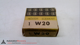ALLEN BRADLEY W20, HEATER ELEMENT FOR OVERLOAD RELAY