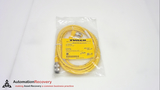 TURCK RK 4.43T-2-WS 4.43T, EUROFAST DOUBLE-ENDED CORDSET, U2177-83