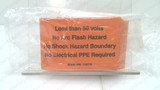 BRADY 110170 PACK OF 50, WARNING LABEL, Y866661