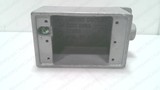 KILLARK FD-1M, SINGLE GANG OUTLET BOX 1/2 INCH