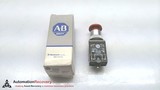 ALLEN BRADLEY 800MR-D6 SERIES A, MUSHROOM HEAD PUSH BUTTON