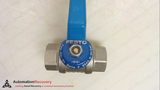 FESTO QH-3/8, SERIES 3/8 BALL VALVE W/ MANUAL ACTUATION, 9542