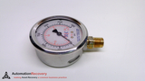 DMIC C25SGSB13N, PRESSURE GAUGE, 0-3000PSI, 0-200 BAR, 1/4