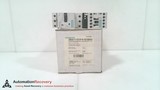 SIEMENS 3RA11101FA151BB4, STARTER, NON REV, PNL S00 24 VDC, 3.5-5 AMP