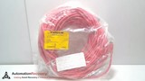 TURCK RSCD RJ45 440RD-40M, ETHERNET CABLE ASSEMBLY, UX04240