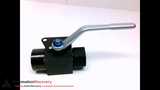 DMIC BVH1250S BALL VALVE, 6000PSI, DIAMETER: 1-1/4