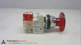SCHNEIDER ELECTRIC 9001KM35LR, METAL PUSH BUTTON, 24 V