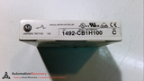 ALLEN BRADLEY 1492-CB1H100- SERIES C MANUAL MOTOR CONTROLLER
